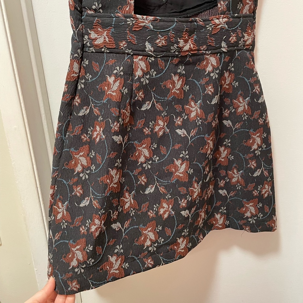 Free People Structured Floral Mini Dress - Picture 13 of 16